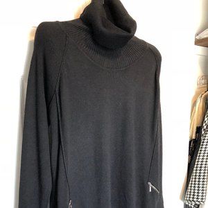 Sweater Dress with Two Front Zip